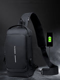 Anti-Theft Sling Bag With A USB Charging Cable